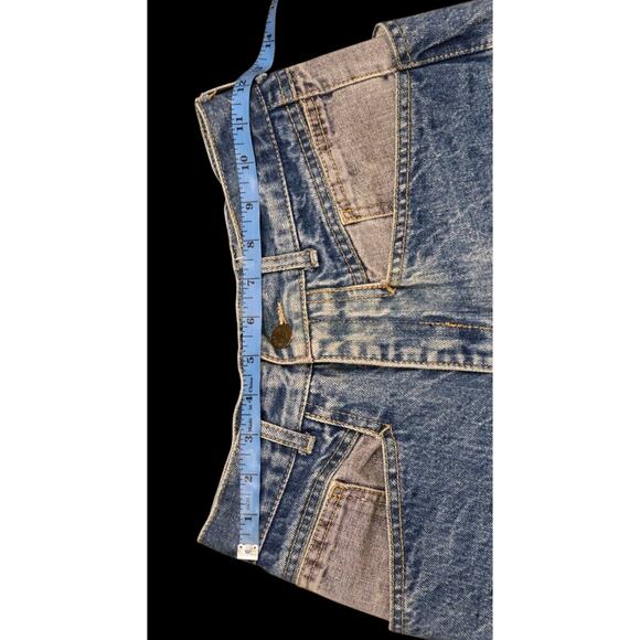 Vtg Guess Paris Jeans Georges Marciano Tapered High Rise Denim Size 24x29 Actual - Picture 8 of 14